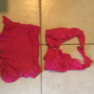 COPY - Two piece swimsuit pink--TOP ONLY